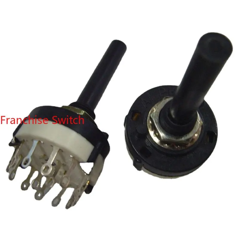 

10PCS Plastic SR2611F-0206 Band Switch Rotation 2 Knife 6 Gears 38 Axes