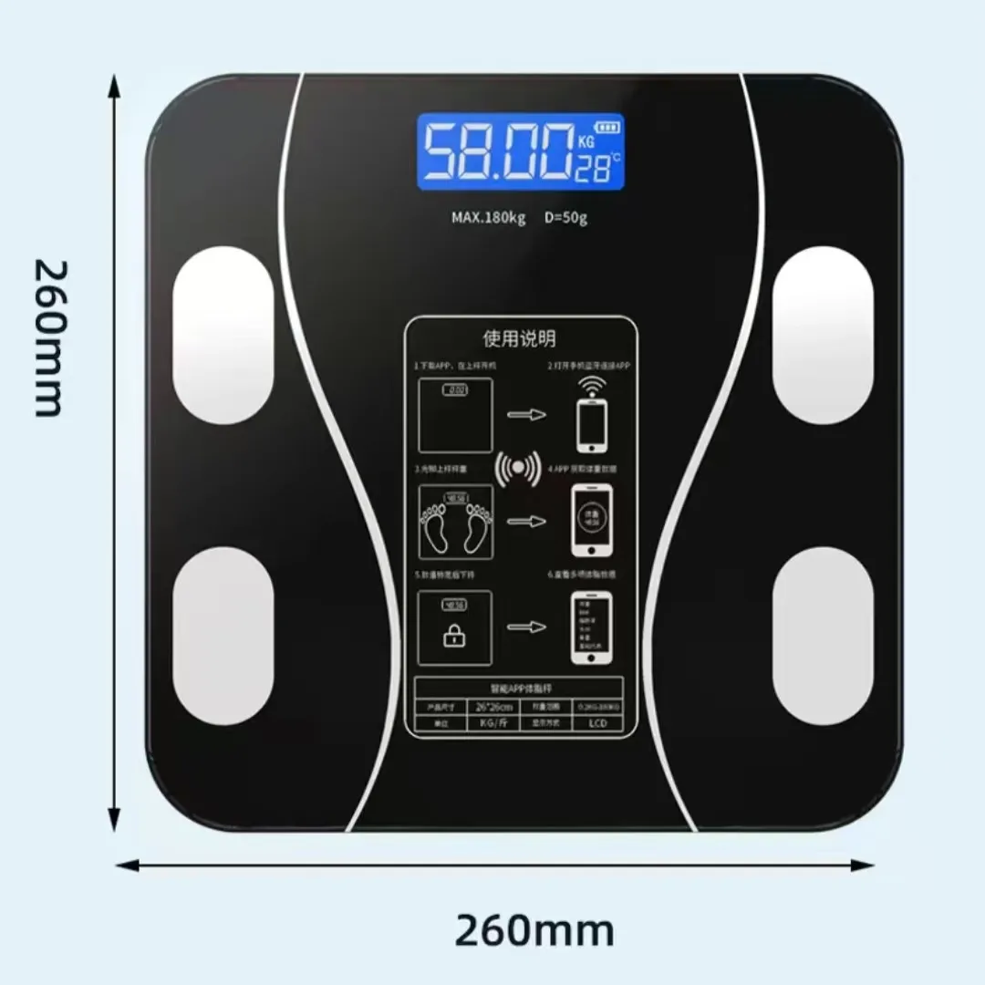 Precision Digital Body Fat Scale For Home Weight Measurement_voghion.com