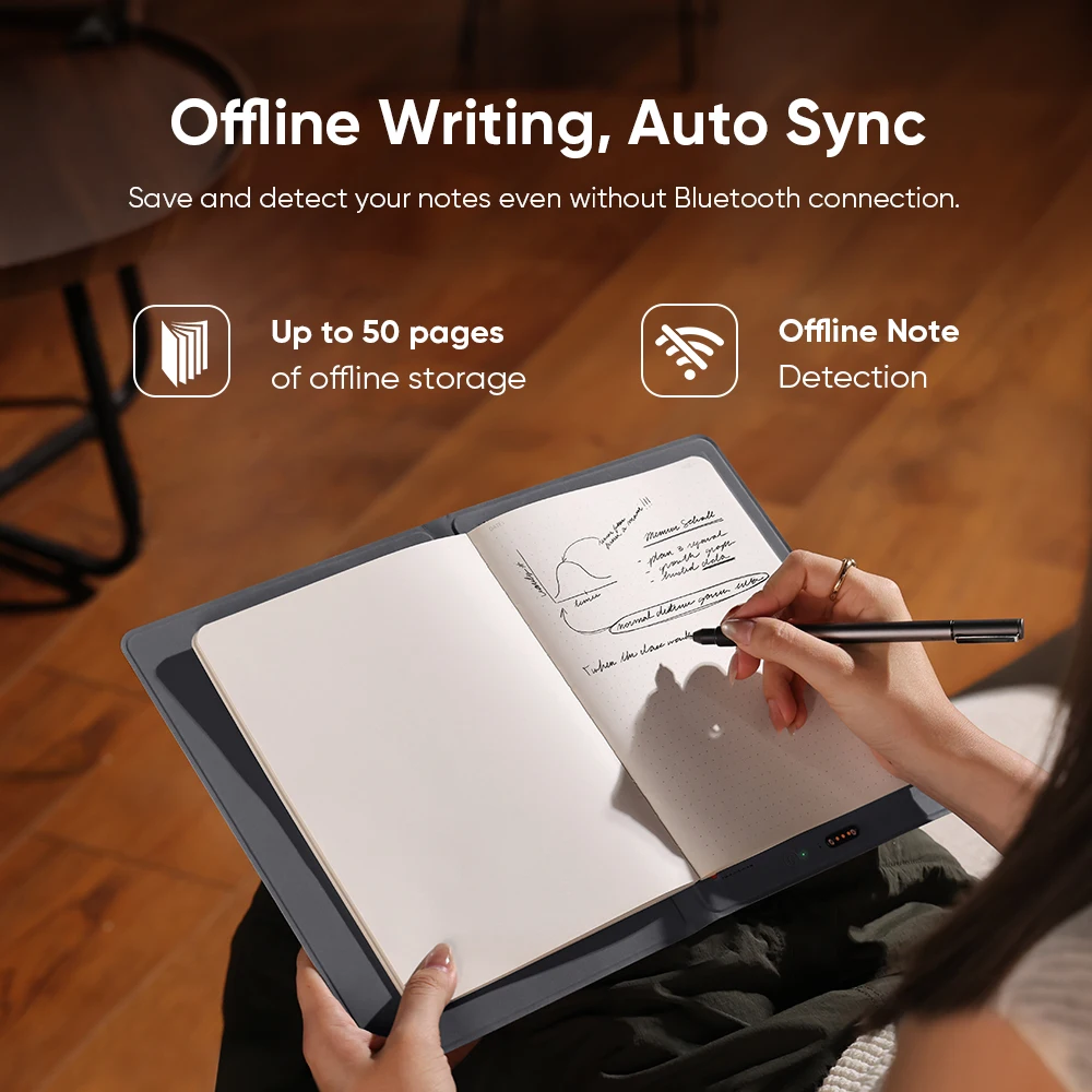 XP-Pen دفتر ملاحظات ذكي A5 بلوتوث