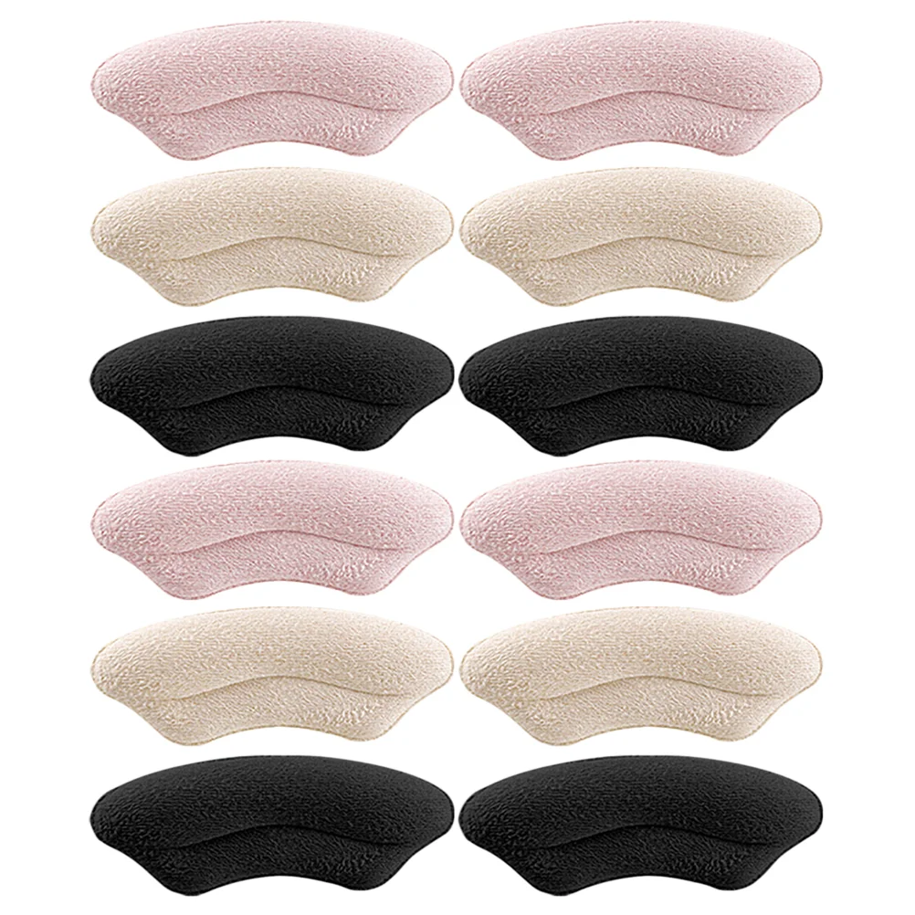 

6 Pairs Heel Grip Shoe Insert for Shoes That Are Too Big Inserts Loose Cushions Back of Pads