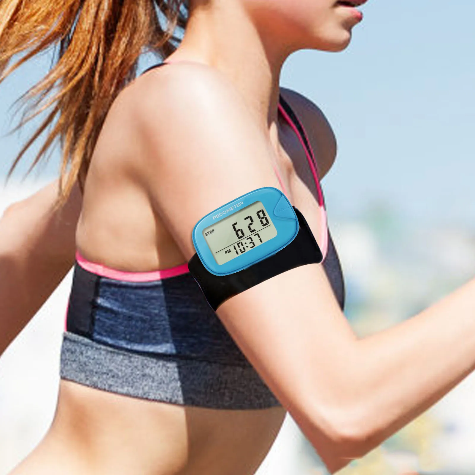 Pedometer Steps Miles Clip Step Counter Calorie Counter Walking 3d pedometer