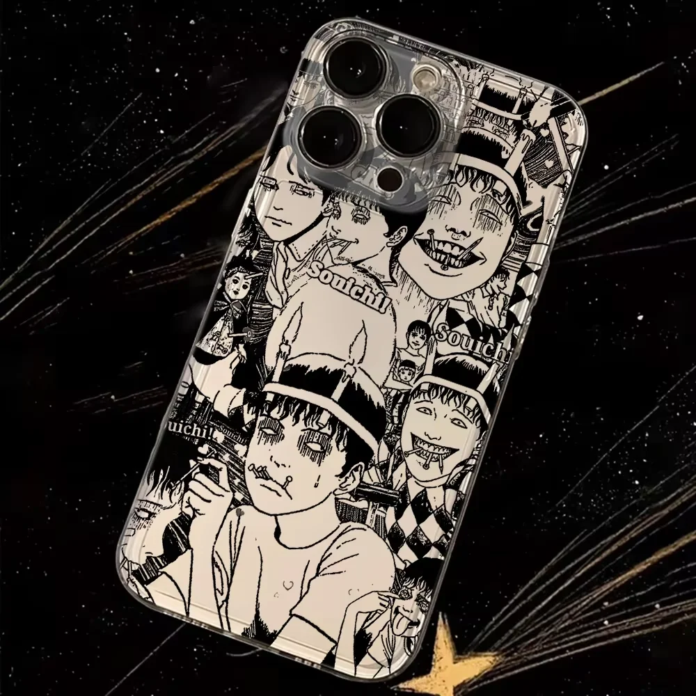 Junji Ito Horror Manga Tomie Transparent Phone Case