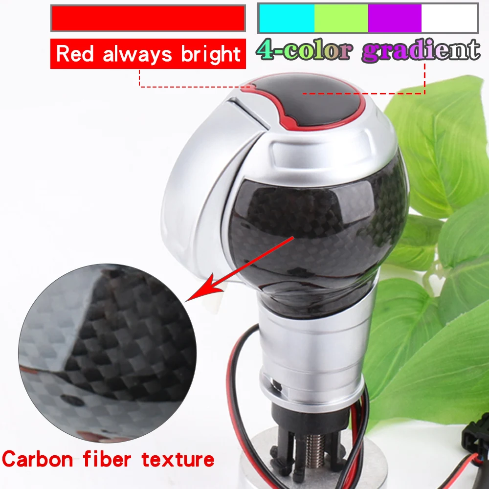 

Carbon Fiber Gear Shift Knob for Audi A3 S3 RS3 Q5 S4 S5 S6 S7 RS4 RS5 RS6 A1 A4 A5 A7 A6 C7 Q2 SQ5 TT Car LED Shift lever knob