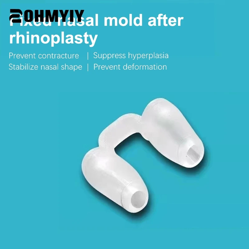 Postoperative Rhinoplasty Nostril Support Silicone Shaping Crooked Nose Correction Fixator Silica Gel Nose Clip