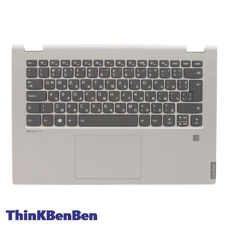 

BG Bulgaria Backlit Keyboard GY PL Upper Case Palmrest Shell Cover FPR For Lenovo Ideapad C340 Flex 14 IAP IML IWL 5CB0S17470