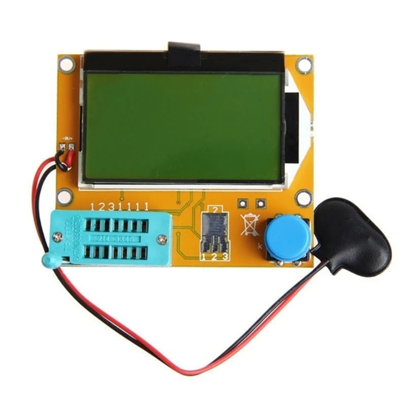 LCR-T4 LCD Graphical Transistor Tester Resistance Capacitance ESR Meter w Case