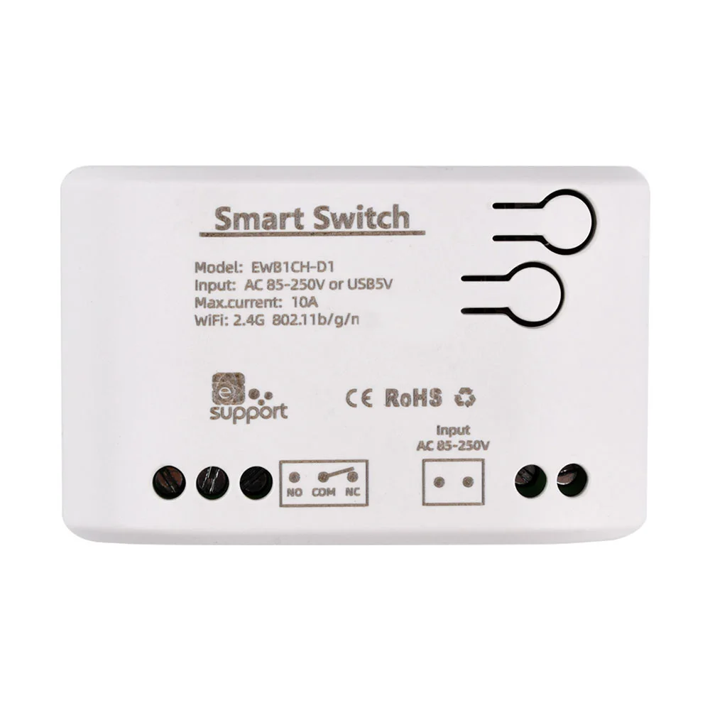 eWeLink 1/2/4 Channel Smart WiFi Bluetooth Wireless Dry Contact Relay Switch Module APP Remote Control 2.4G RF Receiver 12V 220V