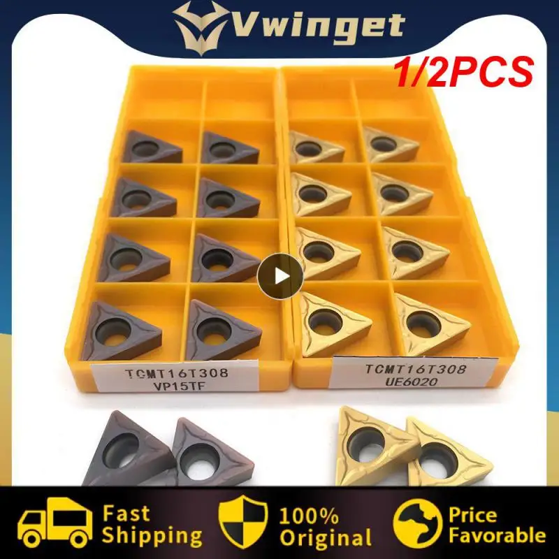

1/2 шт. DCMT11T308 VP15TF/UE6020 твердосплавный токарный инструмент высокого качества CNC токарная вставка режущие инструменты токарного станка