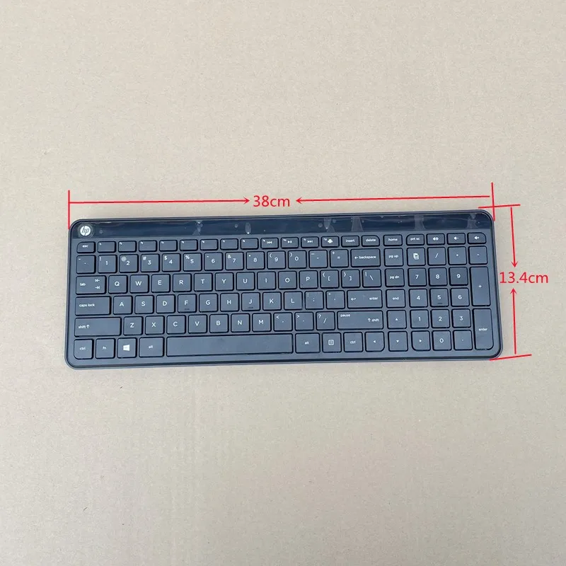 mini conjunto de teclado mouse sem fio para hp notebook desktop computador teclado mouse silencioso pequeno branco