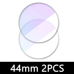 Universal Round Tempered Glass Screen Protector for Smart Watches (2 Pack) (44MM)