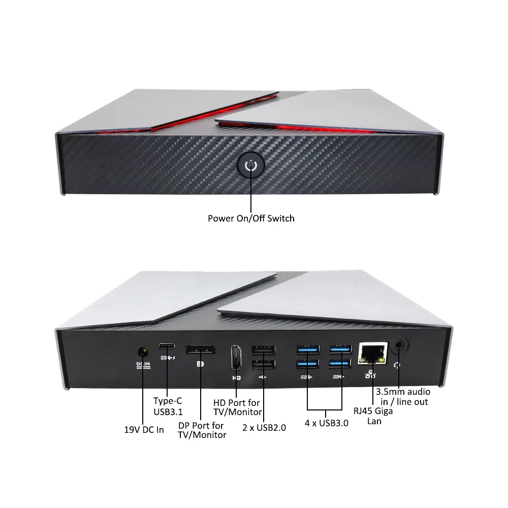 Topton Gaming Mini Pc Intel I9 10885h I7 10750h I5 9300h Gtx