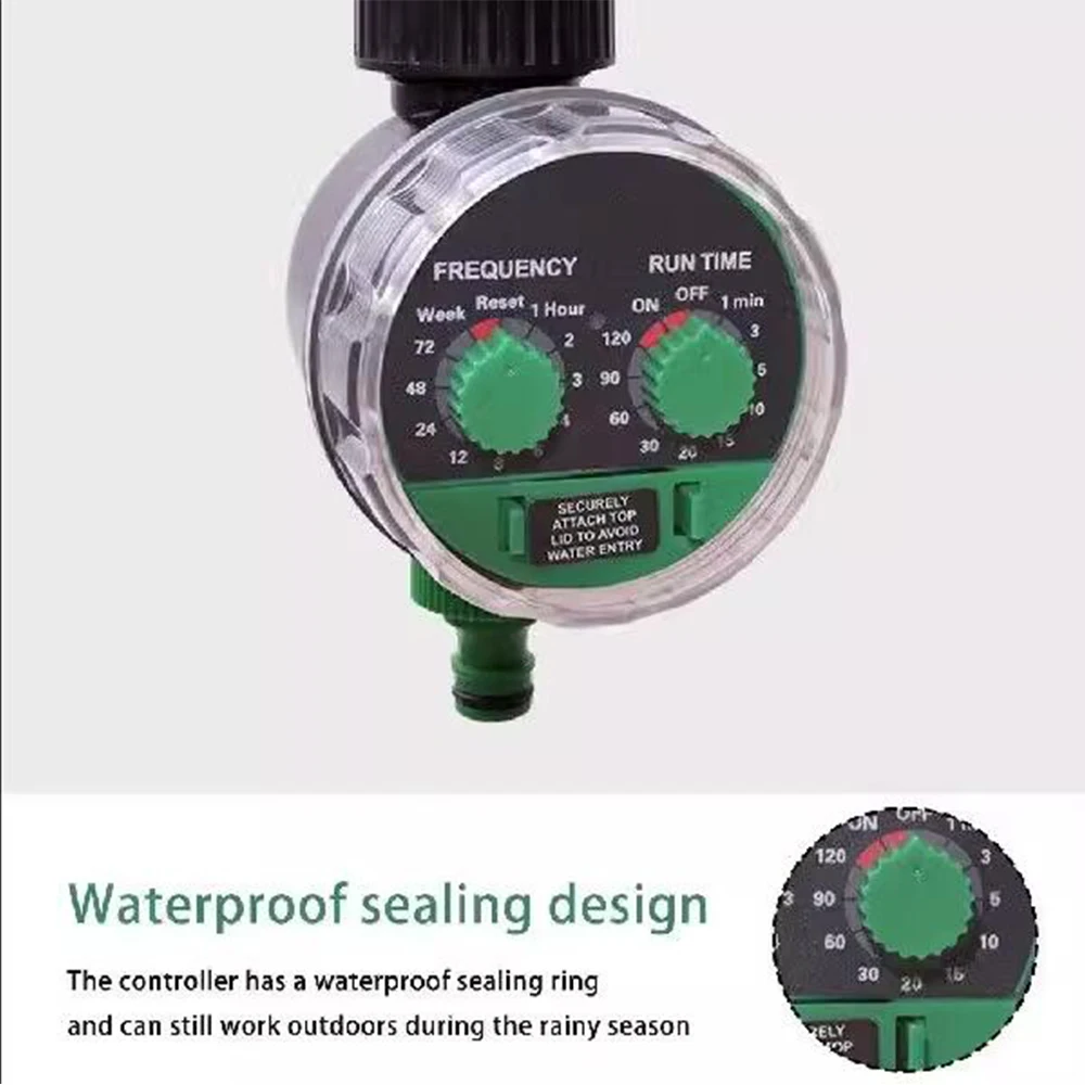 Garden Ball Valve Automatic Electronic Watering Timer Home Garden Irrigation Timer 0 Water Pressure Working Controller System - 3