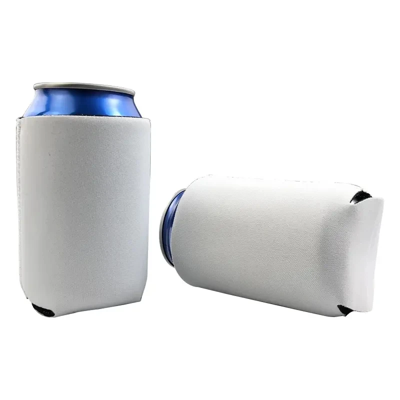 Sublimation Printing Blank For Thermos Cup Sleeve Neoprene White Hot Transfer Beer With Bottom Cup Sleeve