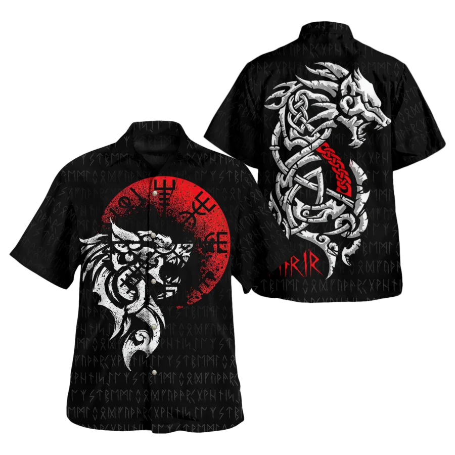 

Viking Tattoo 3D Vintage Shirt Hawaii Shirt Men Summer Short Sleeve Shirt Men Shirts 2023 Oversized 5XL shirt Chemise Homme A100