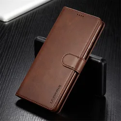 Luxurious Leather Wallet Case - Premium Quality and Timeless Design - A21S (Brown)