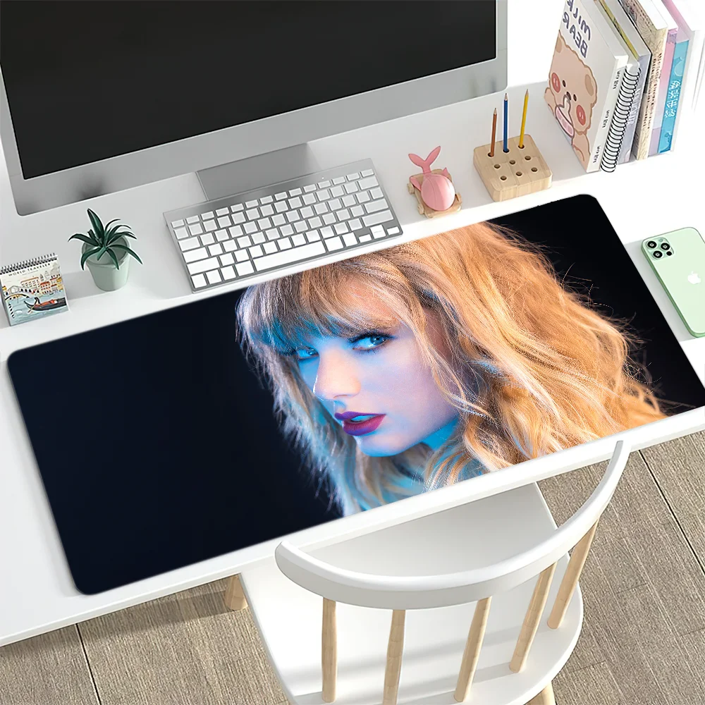 Singer T-Taylor Swift Mouse Pad Gamer Cabinet Pc Desk Mat Keyboard Computer Desks Xxl Mousepad Large Mausepad 6