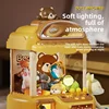 Children's Claw Machine Small Household Use Stuffed Toy Game Console 3 Bar Operation Coin-operated Small Gaming Devices Boy Toys 3
