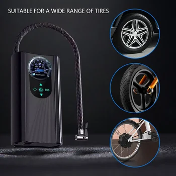 Mini Luft kompressor 12V tragbare Autoreifen Inflator elektrische Luftpumpe Motorrad pumpe Luft kompressor für Auto Motorräder Fahrräder — изображение 5