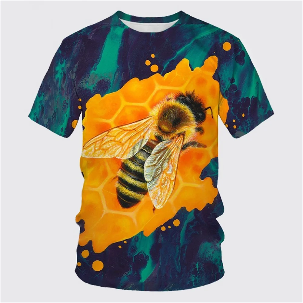 Mens Summer Short Sleeve 3D Print T Shirt