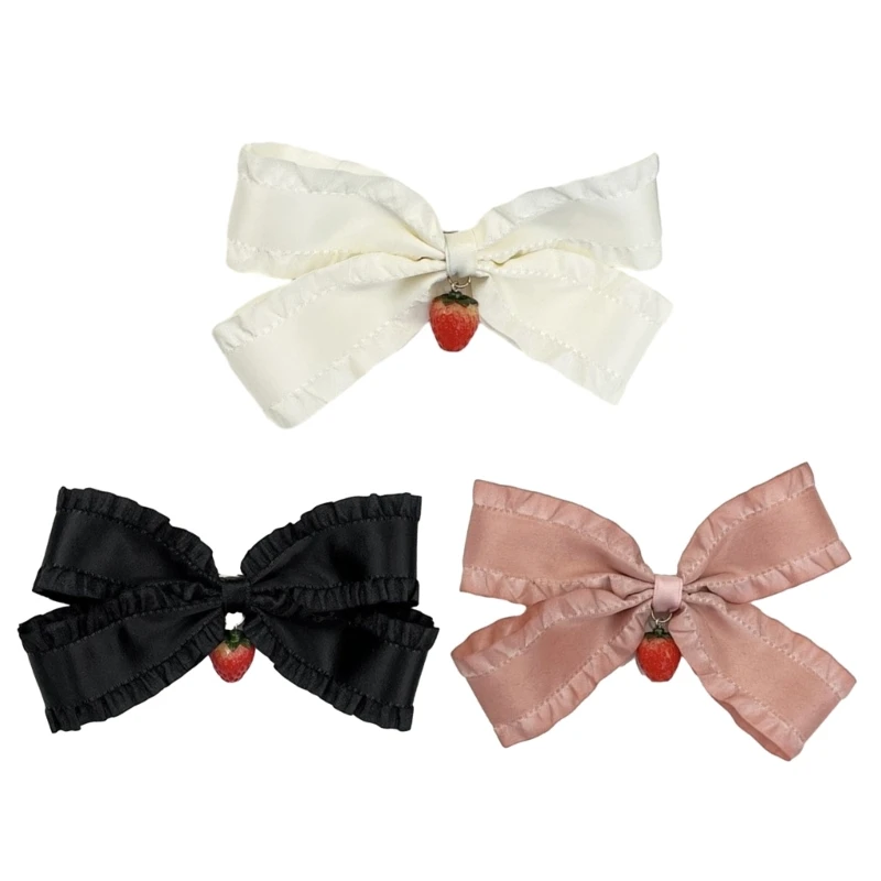 

Bow Elegant Hairclip Versatile Sweet Balletcore Clip Girls Headwear Accessories Dropship