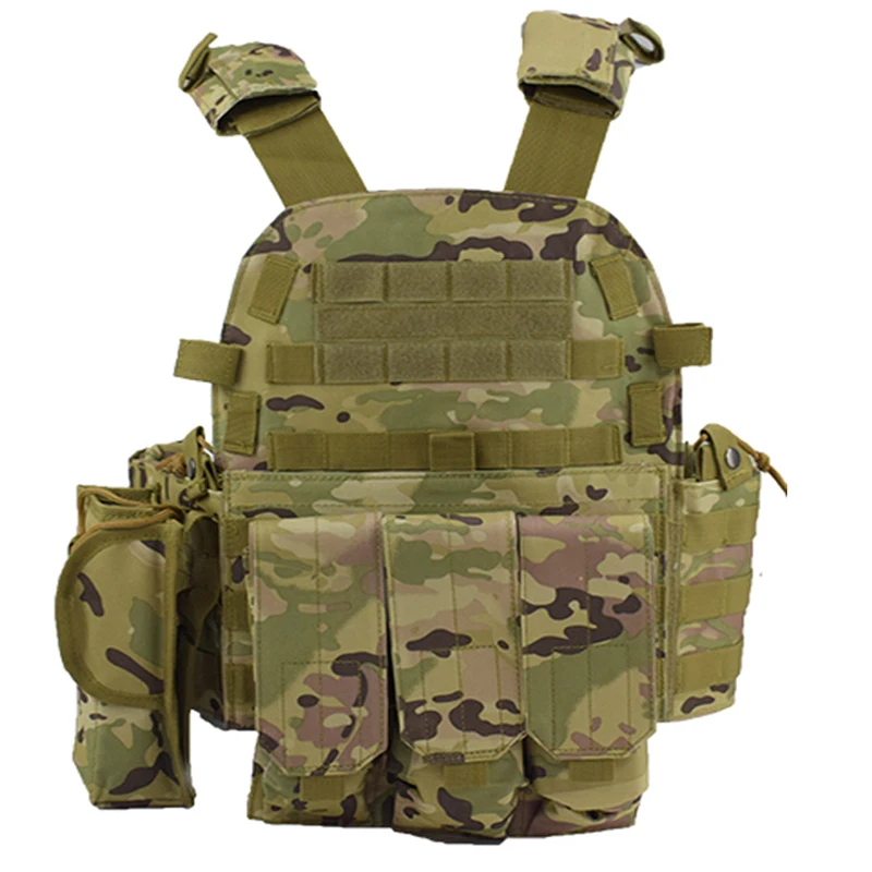 Nylon Pouch Molle Gear Tactical Vest Body Armor Hunting Plate Carrier Airsoft Accessories 6094 Military Combat Army Wargame Vest