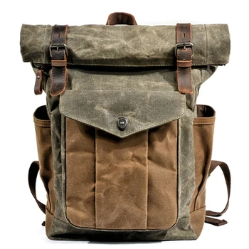 Vintage Canvas Travel Backpack Keyword Tags: 1