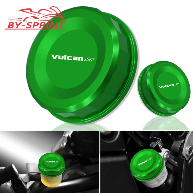 

High Quality Motorcycle CNC Rear Brake Fluid Reservoir Cap Cylinder Cover For KAWASAKI VULCANS 650 Vulcan S 650 VN650 2015-2021