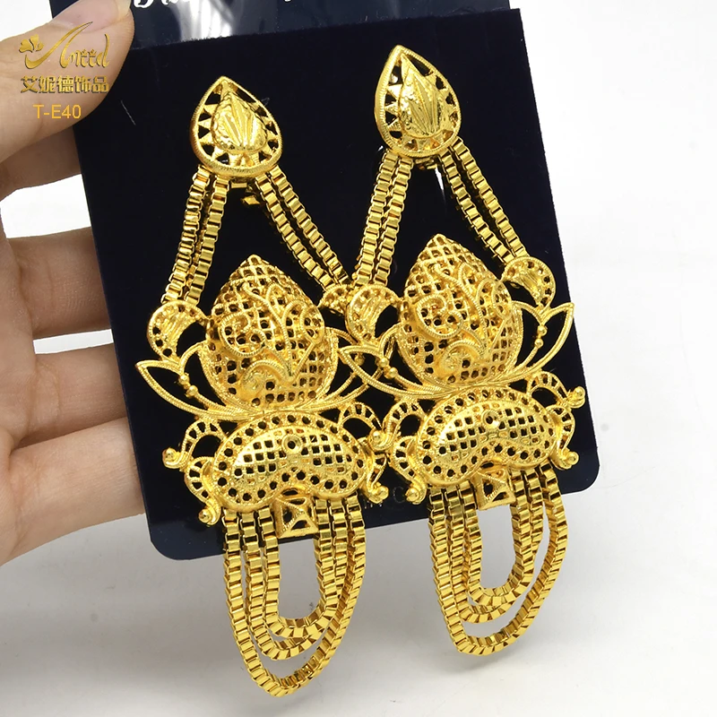 Buy Latest Dubai Gold Necklace Design with Earrings Buy Online