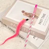 Caterpillar Style Colorful Long Rod Cat Teaser Stick, Cat Entertainment Interactive Toy 6