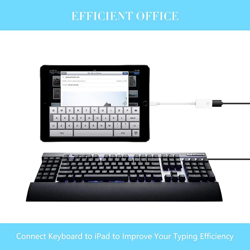 ipad iPhone14 13 12 11 Pro mini xr 8 7 용 Lightning-USB OTG 어댑터의 경우 전송 데이터 읽기 외부 USB 장치 연결