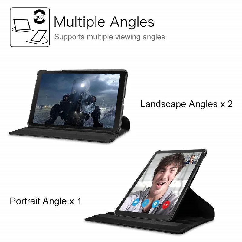 ̽ Ｚ   A 10.5 Funda Ŀ  10.5 SM-T590 SM-T595 SM-T597 2018 360 ȸ  ĵ Pu  ̽