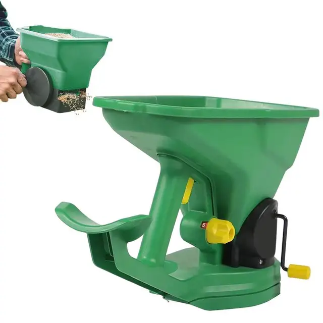 Kézi Vetőmag -Dezinátor Hajtókar -Terjedő Félig Automatikus Műtrágya Vetőgép 1,5L Kerti - Image 5