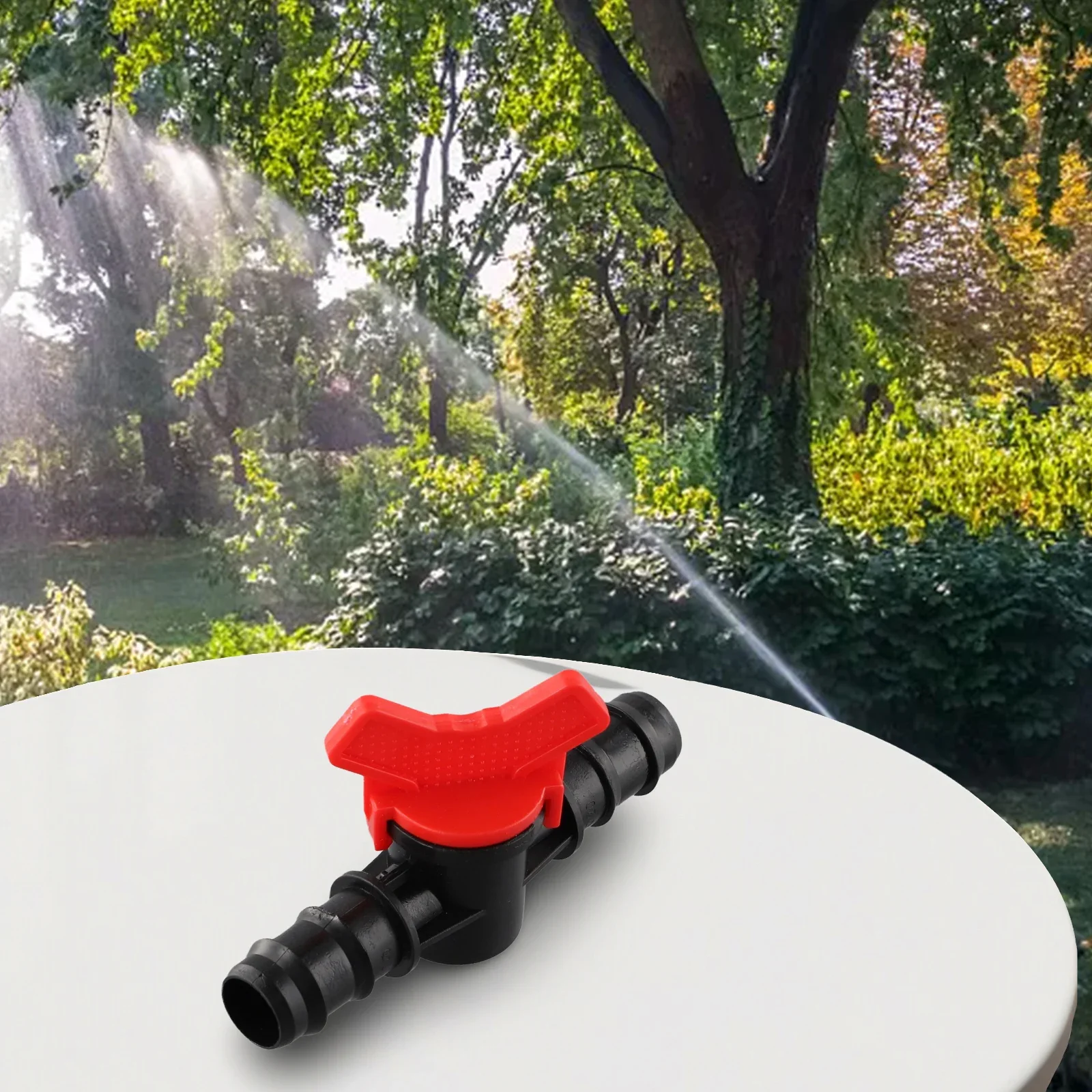 

16mm 20mm 25mm Shut-off Valve Ball Valve Connector Plug PE Pipe PN4 Drip Hose For Drip Irrigation Aquarium Garden