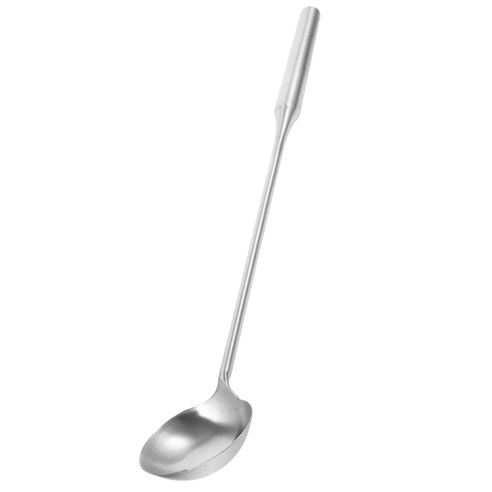 Chef Spoon Serving Spoons for Parties Ladle Wok Cooking Ladles Work Large Metal Kitchen