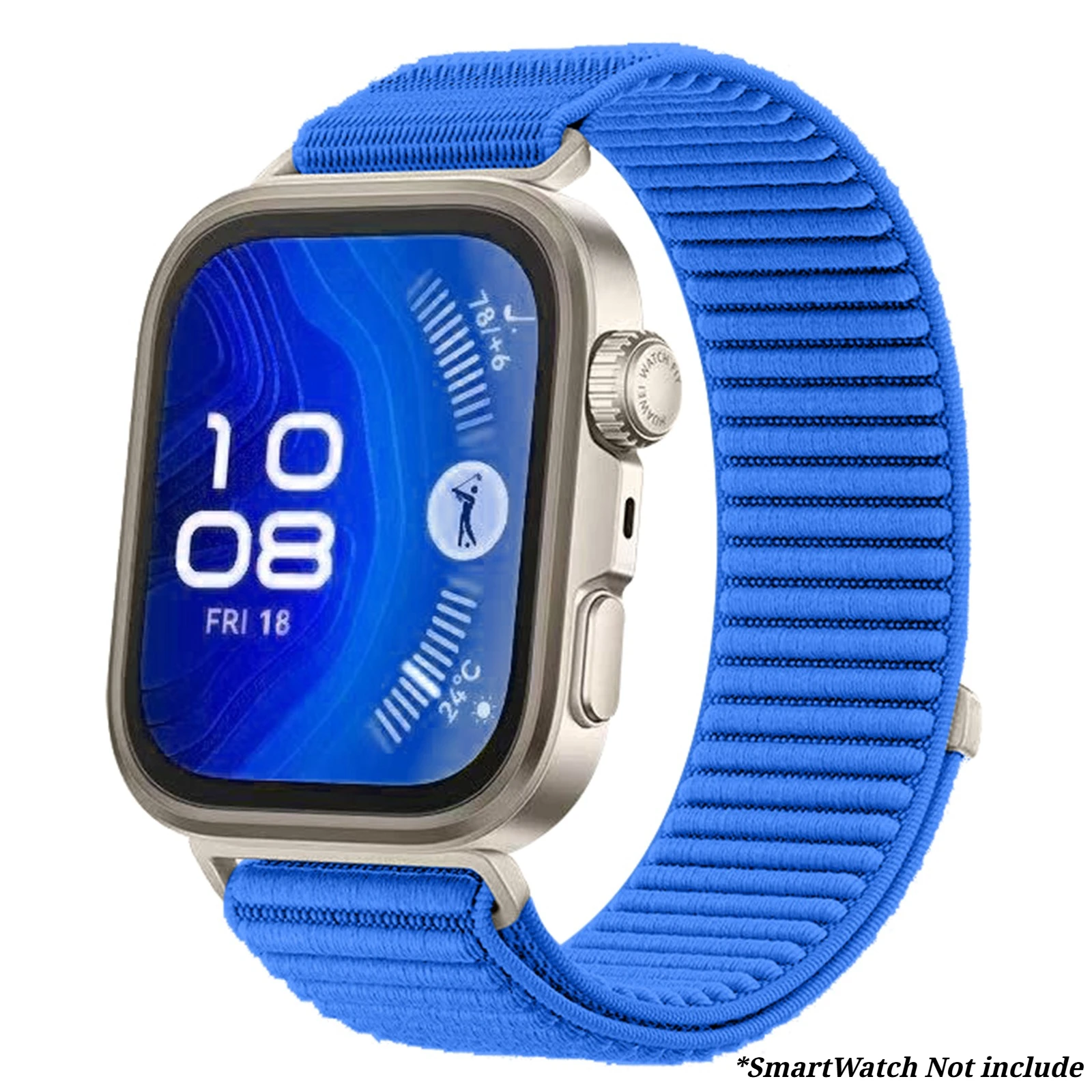 Field Nylon Loop Strap - Woven Sports Smartwatch Wristband Bracelet