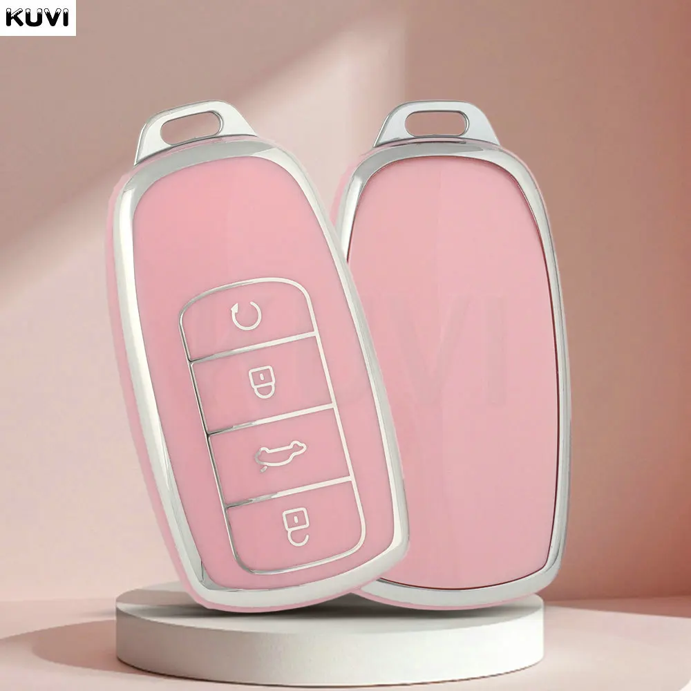 10-Piece TPU Car Key Case Protector Set