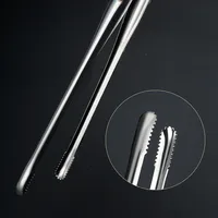 Pinces à gril en acier inoxydable, pince alimentaire pour barbecue, pince à Steak, pince à pain, ustensiles de cuisine, Gadgets de cuisine antidérapants pour fête, accessoires 6