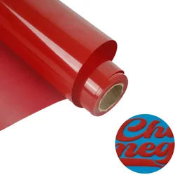 3D Puff Heat Transfer Vinyl - DIY Custom T-Shirt Crafting Pack - 25cmX20cm (Red)