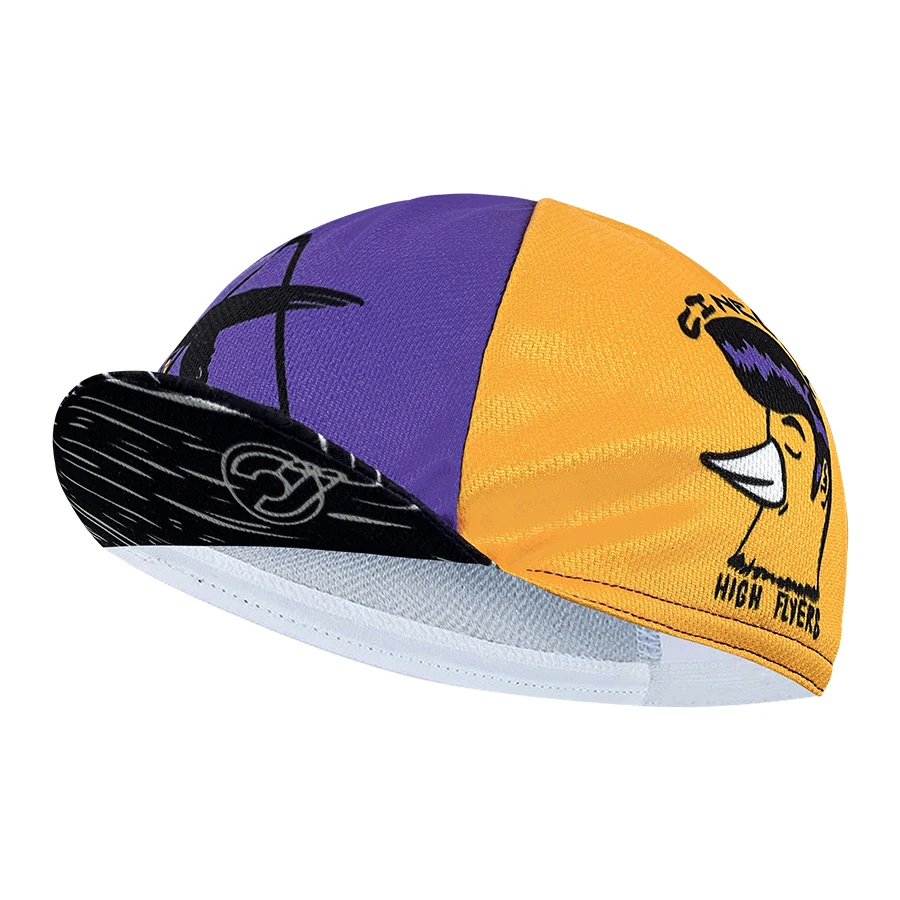 New cycling cap, polyester sweat absorption, fashion trend, unisex, graffiti 4