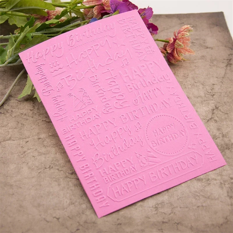 12.8x17.6cm plastic embossing folder DIY craft template molds stamp stencils for scrapbook paper cards photo album making