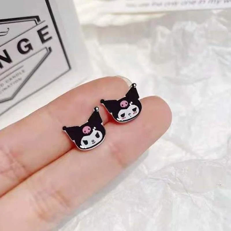 Earrings Sanrio Kuromi Sanrio Earring Studs Cute Earrings Sanrio