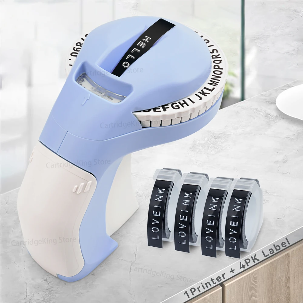 9mmDymo3DLabelTapeswithB90PortableDymoLabellerDymo12965