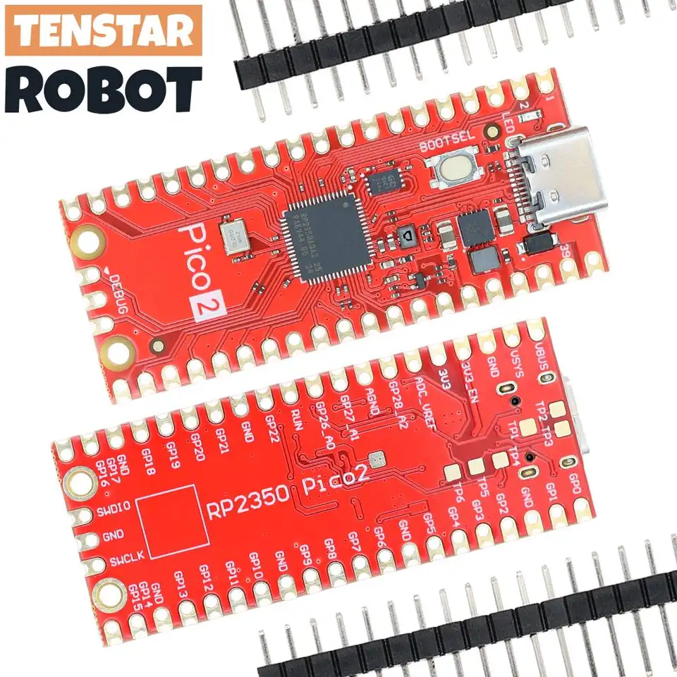 TENSTAR RP2350 Red Board PICO2 Development Board TYPE-C USB RP2350A Chip Microcontroller Compatible With Raspberry Pi PICO 2 image 4