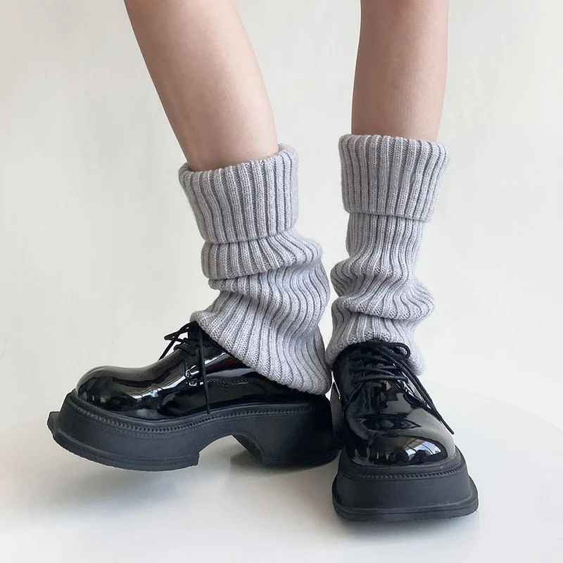 Women Knitted Leg Warmers Winter Socks