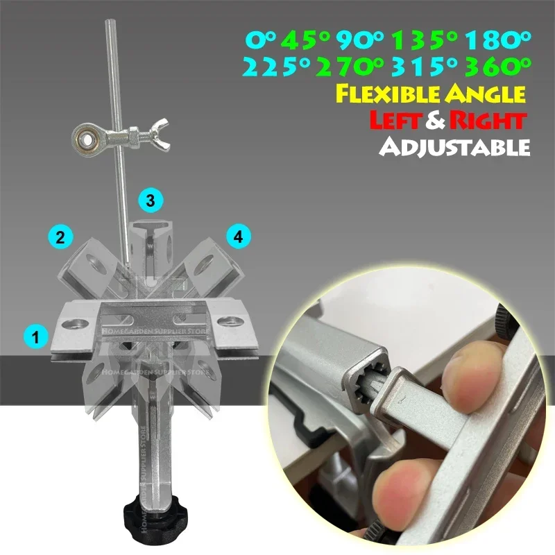 Knife Sharpener Aluminum alloy Fixed Angle Sharpener Diamond Stone Whetstone Kitchen Tools Sharpen Machine