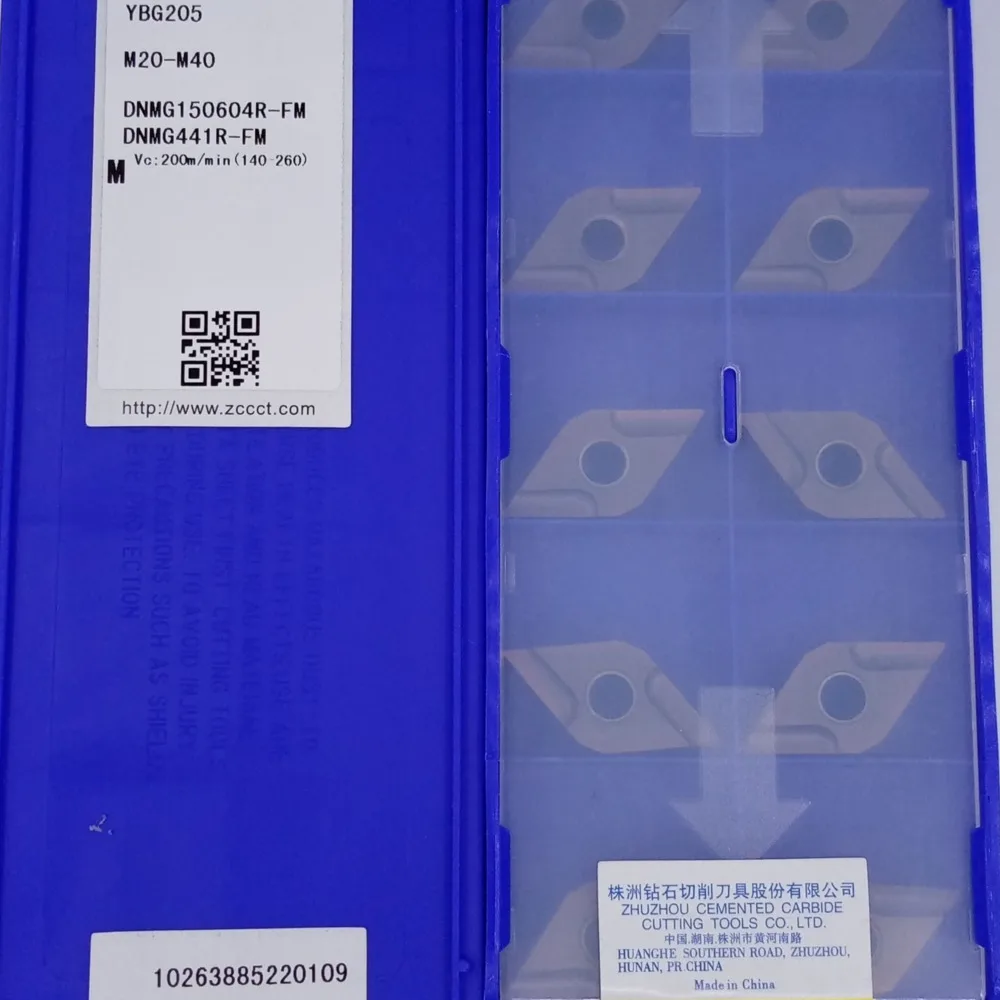 

DNMG ZCC YBG205 YBC252 DNMG150604R-FM карбидные вставки для стальных токарных станков с ЧПУ токарные инструменты