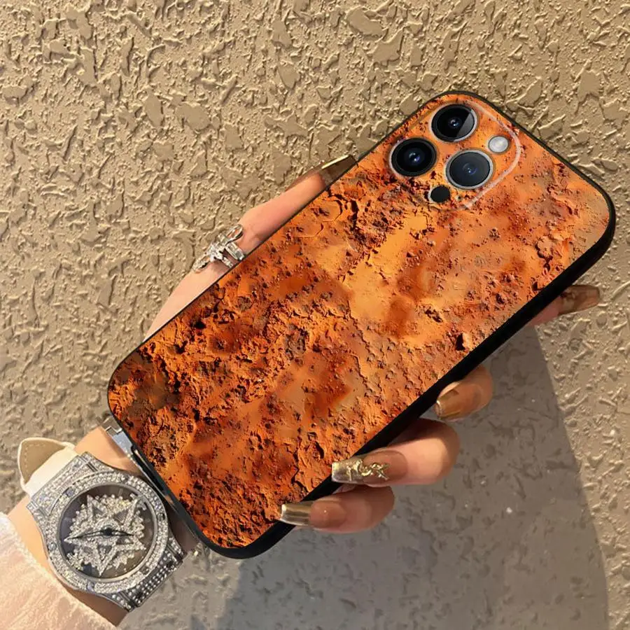 Vintage Rust Art Phone Case - Soft Back Cover