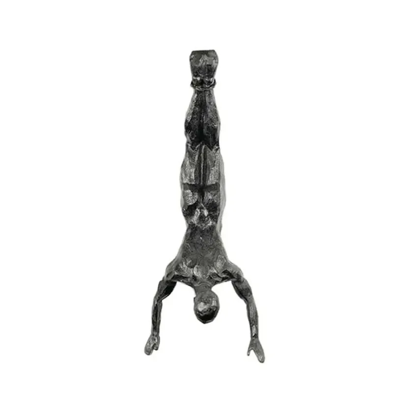 American Retro Industrial Style Living Room Bar Restaurant Decoration Rock Climbing Character Background Wall Decoration