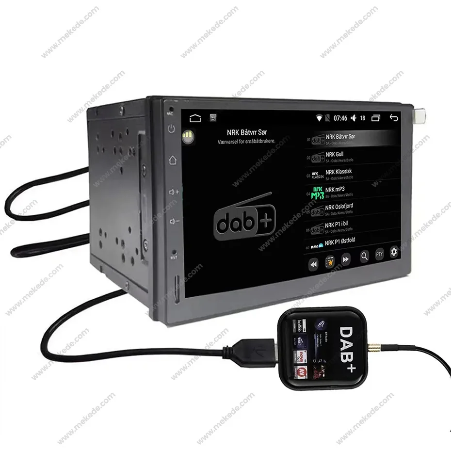 Navifly DAB / DAB+ Car Digital Audio Signal Broadcasting FM Receiver BT SD Radio MP3 Player only For European Android Car Radio