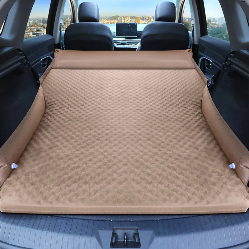 Car Travel Inflatable Bed SUV Rear Seat Trunk Universal Mattress Air Bed Travel Mat Supplies Automobiles Interior Accessories